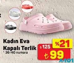 JUNO KADIN EVA KAPALI TERLİK